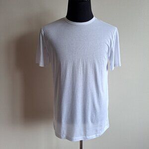 NEW Stenstroms White Crew Neck 100% Cotton Men's T-shirt Size M